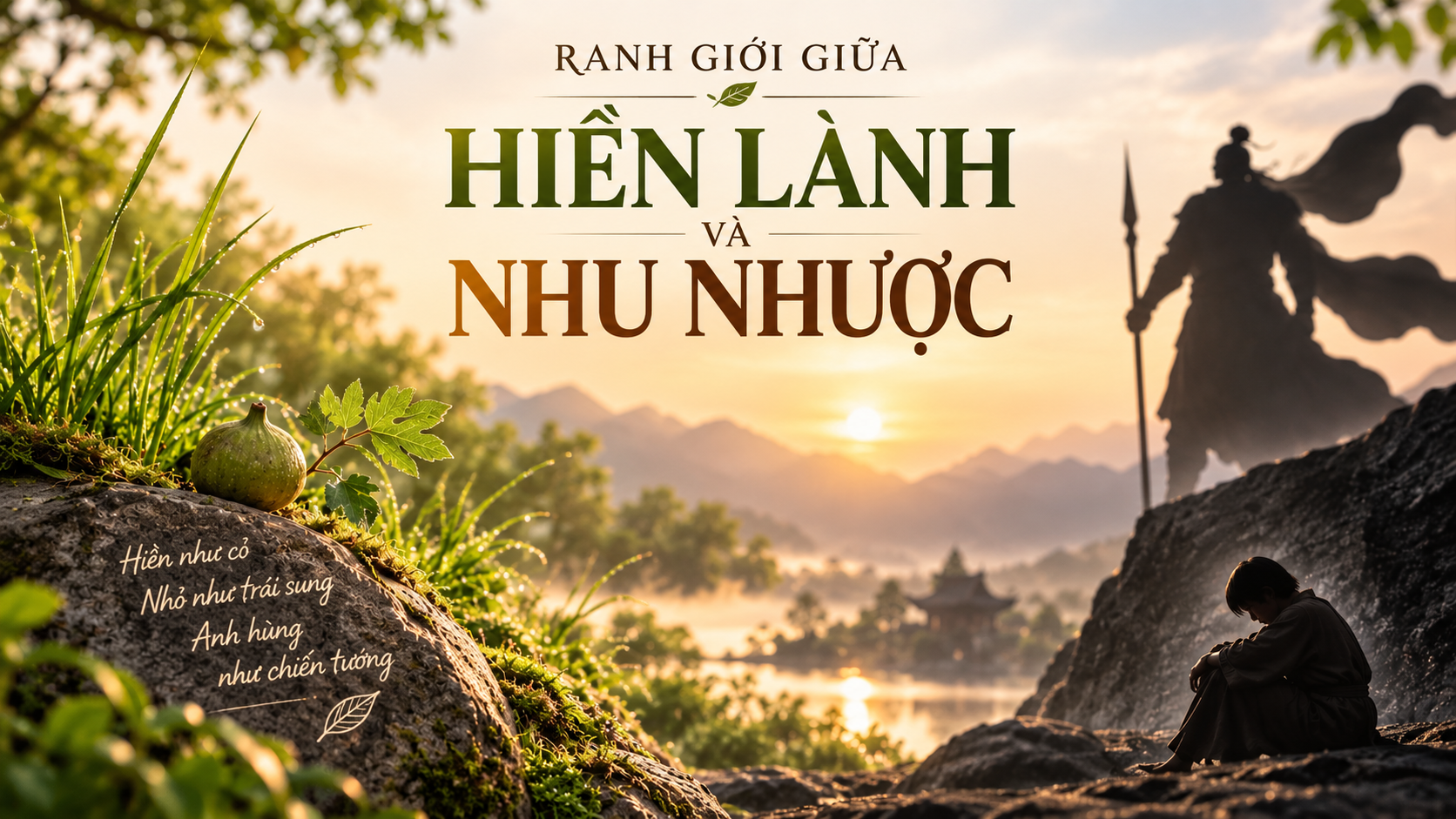 RANH GIỚI GIỮA HIỀN LÀNH VÀ NHU NHƯỢC